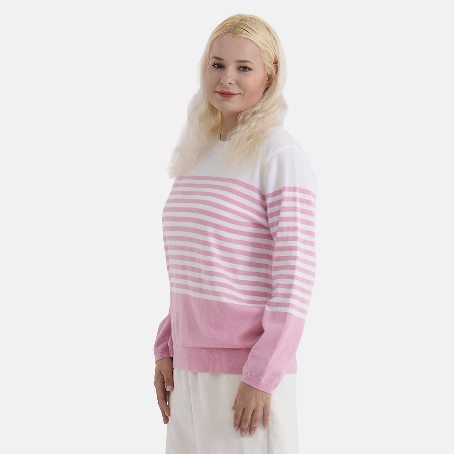 La Marey Soft Striped Jumper (Size 16 to 18) - Pink 8416822 4