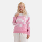 La Marey Soft Striped Jumper (Size 16 to 18) - Pink