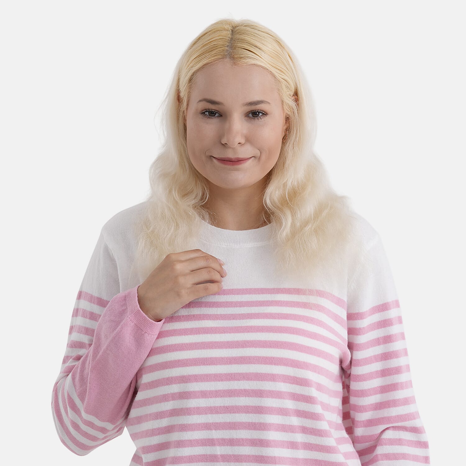 La Marey Soft Striped Jumper (Size 16 to 18) - Pink 8416822 6