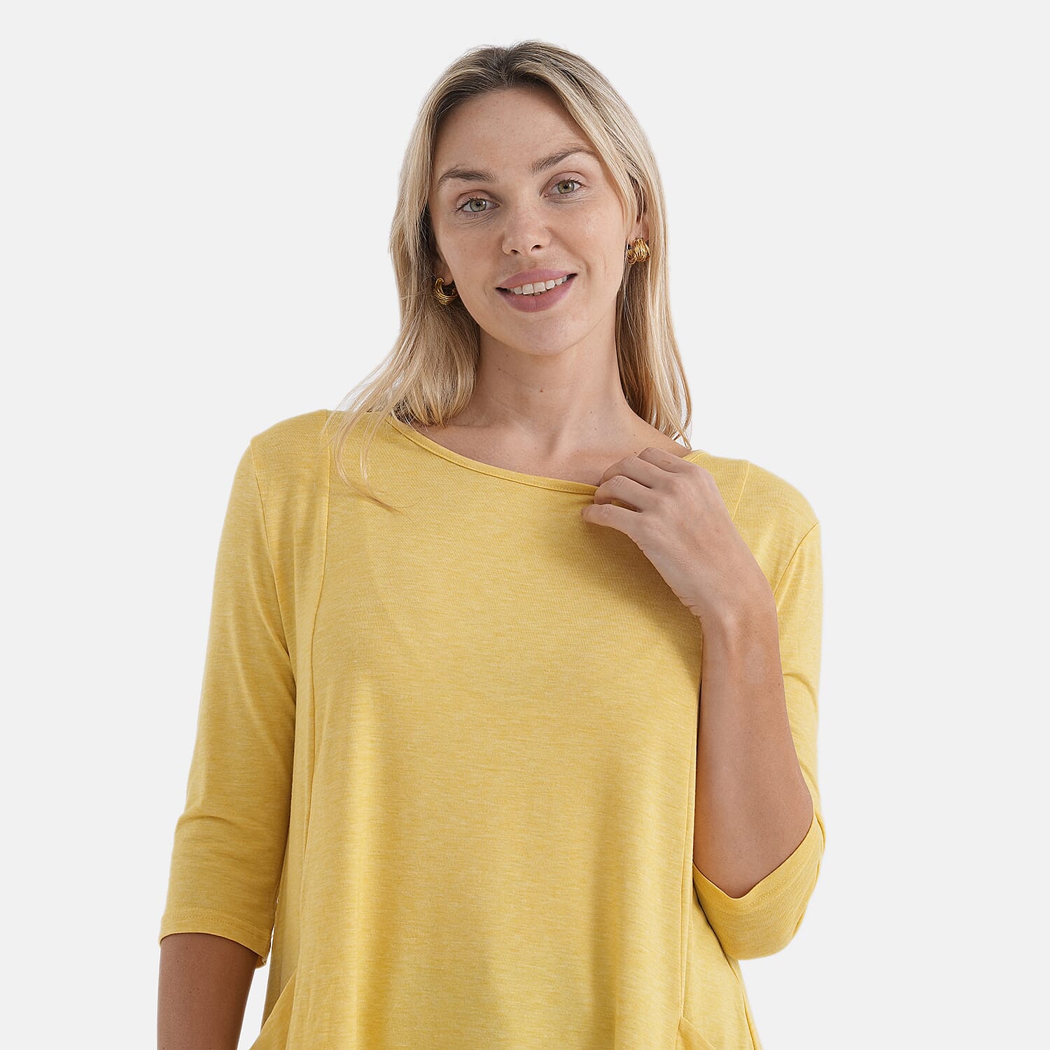 La Marey Soft Touch Asymmetric Top (Size 16 to 18) - Yellow 8414890 6