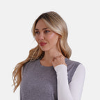 La Marey Casual Round Neck Knitted Vest (Size XXL) - Gray