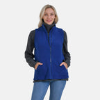 La Marey Turtle Neck Gilet (Size 8 to 10) - Blue