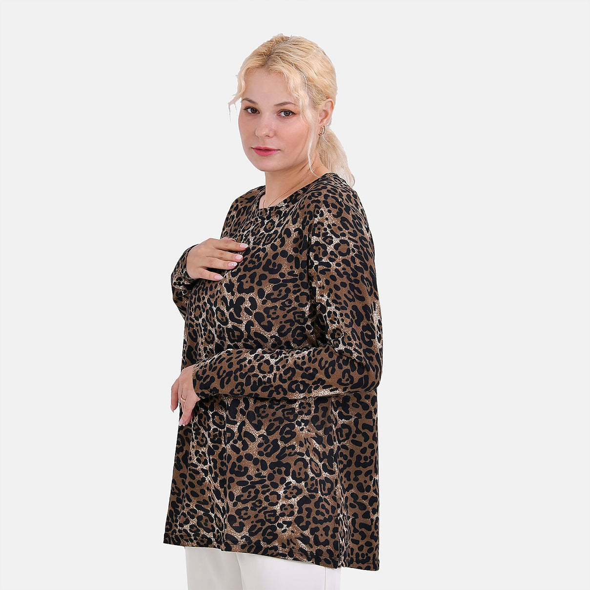La Marey Comfortable Full Sleeve Jersey Top 7818412 3