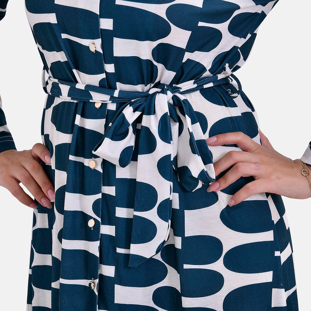 La Marey Jersey Waistband Midi Dress 7704226 7