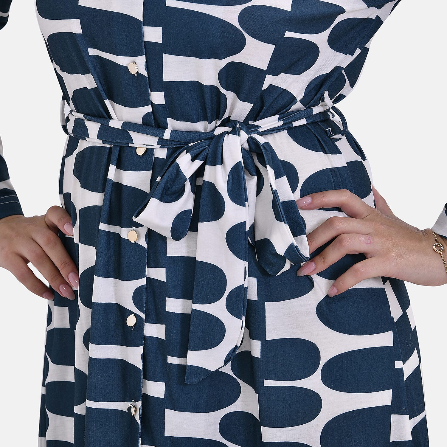 La Marey Jersey Waistband Midi Dress 7704226 7