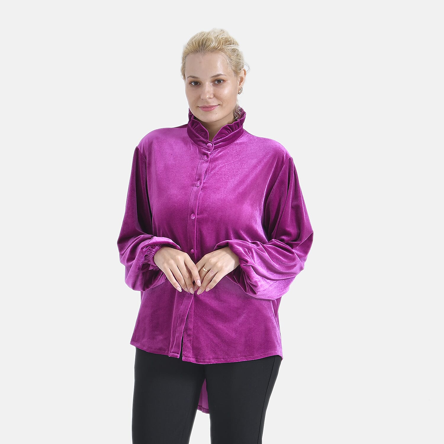 La Marey Ladies Velvet Blouse 7865198 6