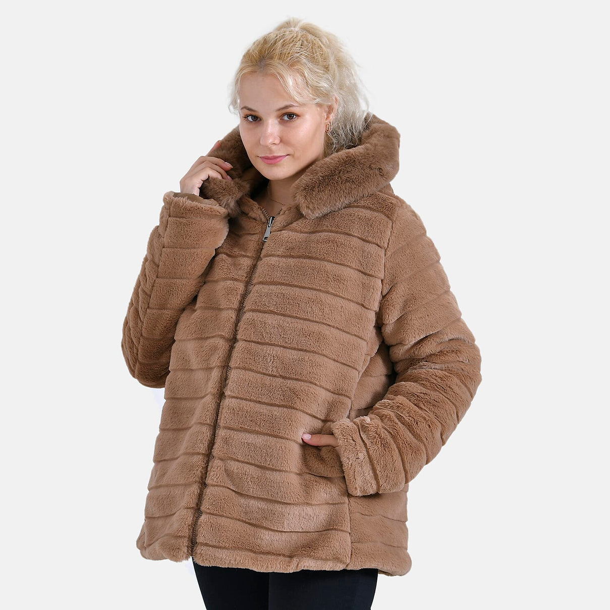 LA Marey Women's Reversible Coat 7854643 11