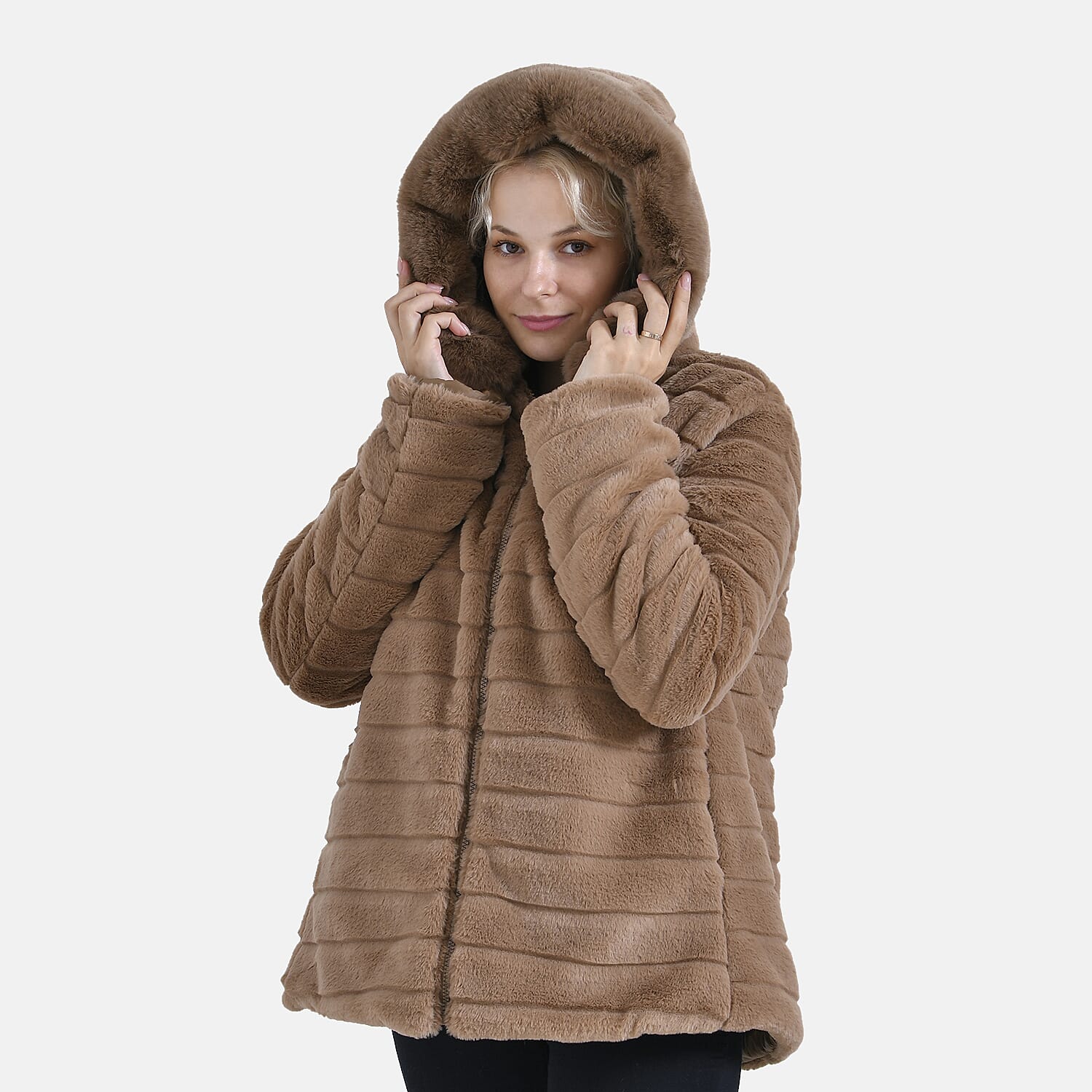 LA Marey Women's Reversible Coat 7854643 15