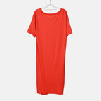 La Marey Jersey One-Piece Dress (Size L) - Deep Red