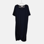La Marey Jersey One-Piece Dress (Size L) - Navy Blue