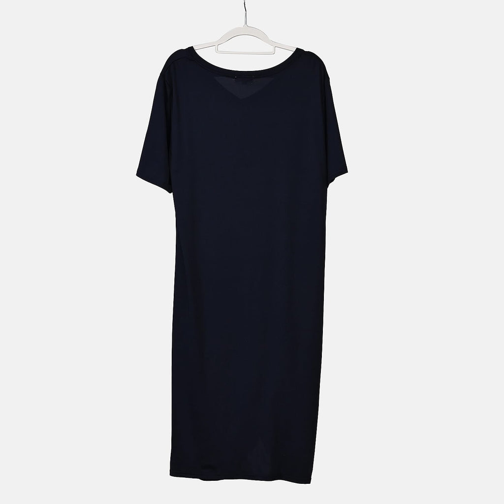 La Marey Jersey One-Piece Dress (Size L) - Navy Blue