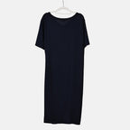 La Marey Jersey One-Piece Dress (Size L) - Navy Blue