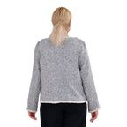 La Marey Patterned Jacket (Size L 16 TO 18) - Grey & Black