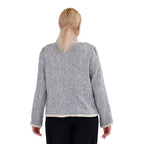 La Marey Patterned Jacket (Size XL 20 TO 22) - Grey & Black