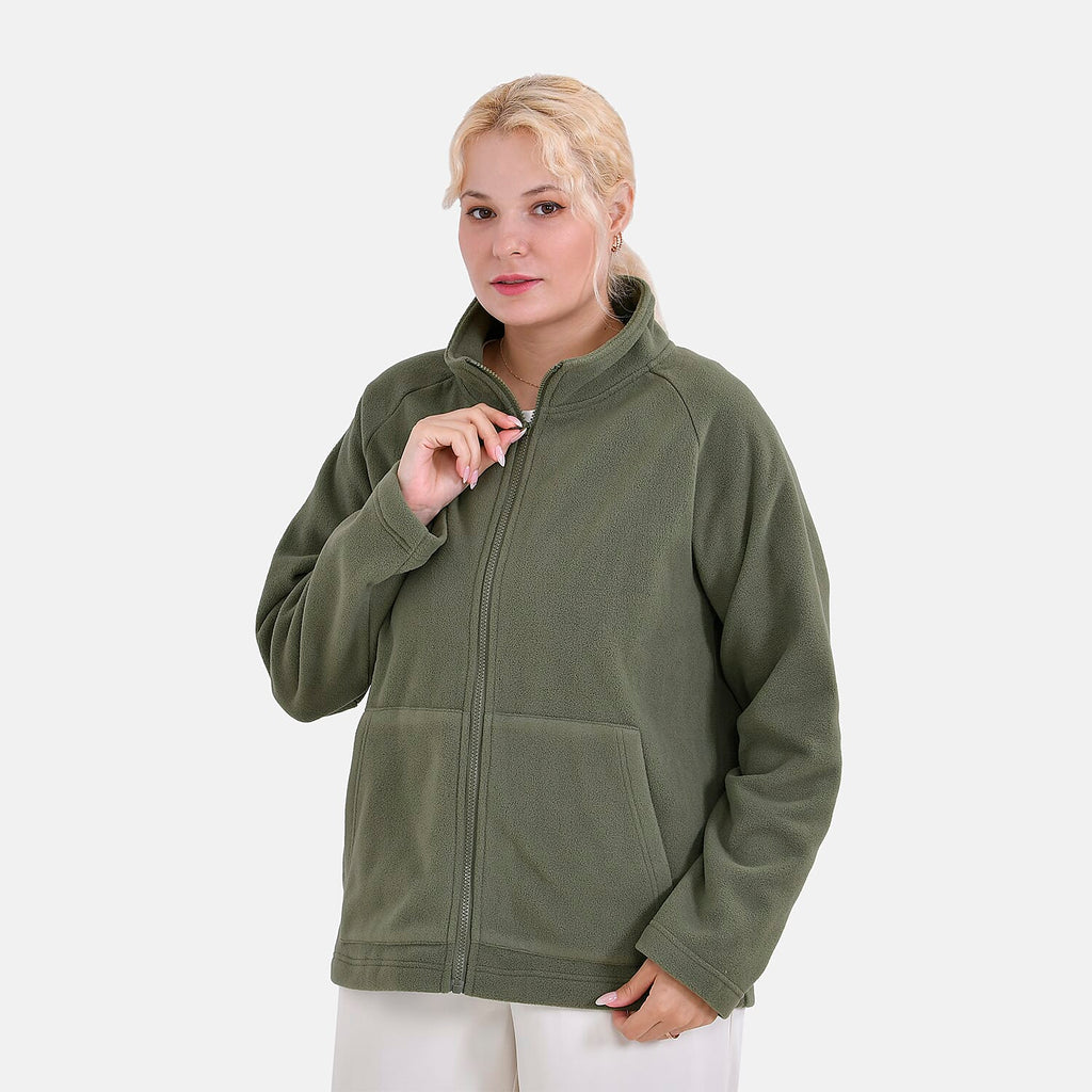 La Marey Polar Fleece Jacket (Size M) - Olive Green