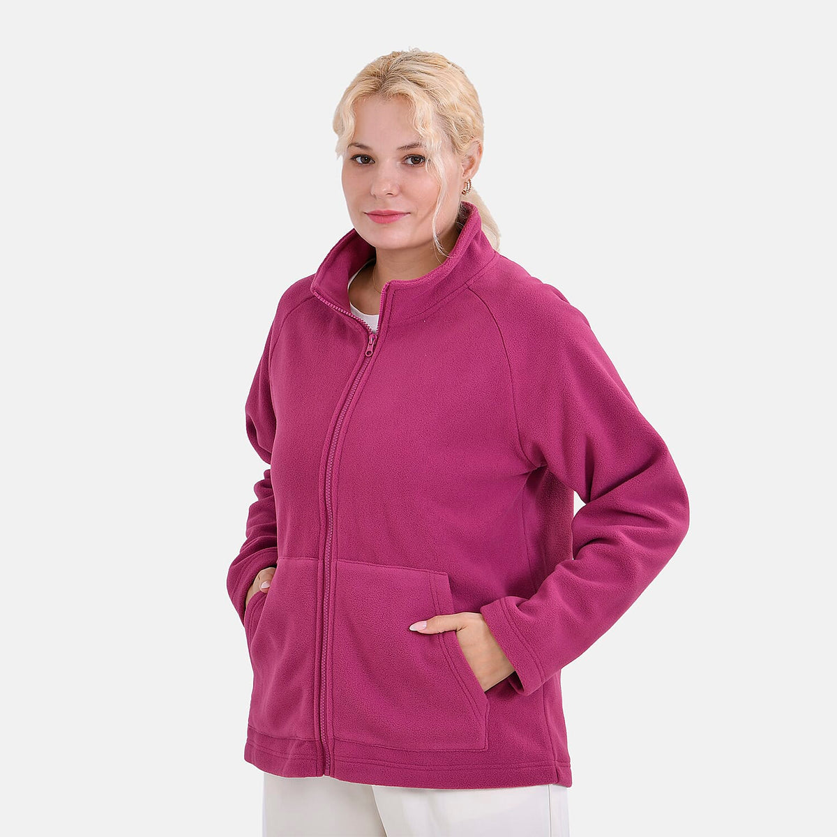 La Marey Polar Fleece Jacket (Size M) - Pink V32701334 4