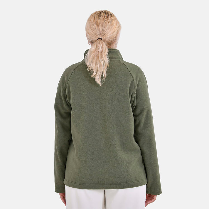 La Marey Teddy Borg Fleece Zip-up Jacket (Size L) - Olive Green 7843400 2
