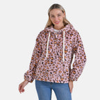 La Marey Plush Hoodie with Buttons (Size 16 to 18) - Pink