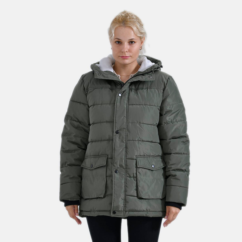 La Marey Windbreaker Padded Jacket (Size 12 to 14) - Green