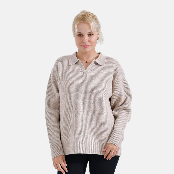 La Marey Polo Jumper (Size 20 to 22) - Beige 7856962 1