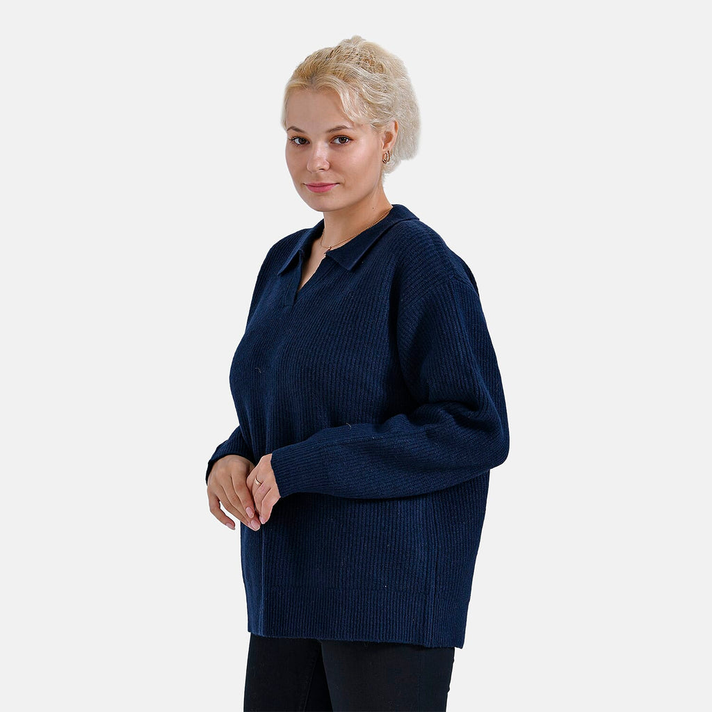 La Marey Polo Jumper (Size 20 to 22) - Navy