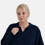 La Marey Polo Jumper (Size 20 to 22) - Navy