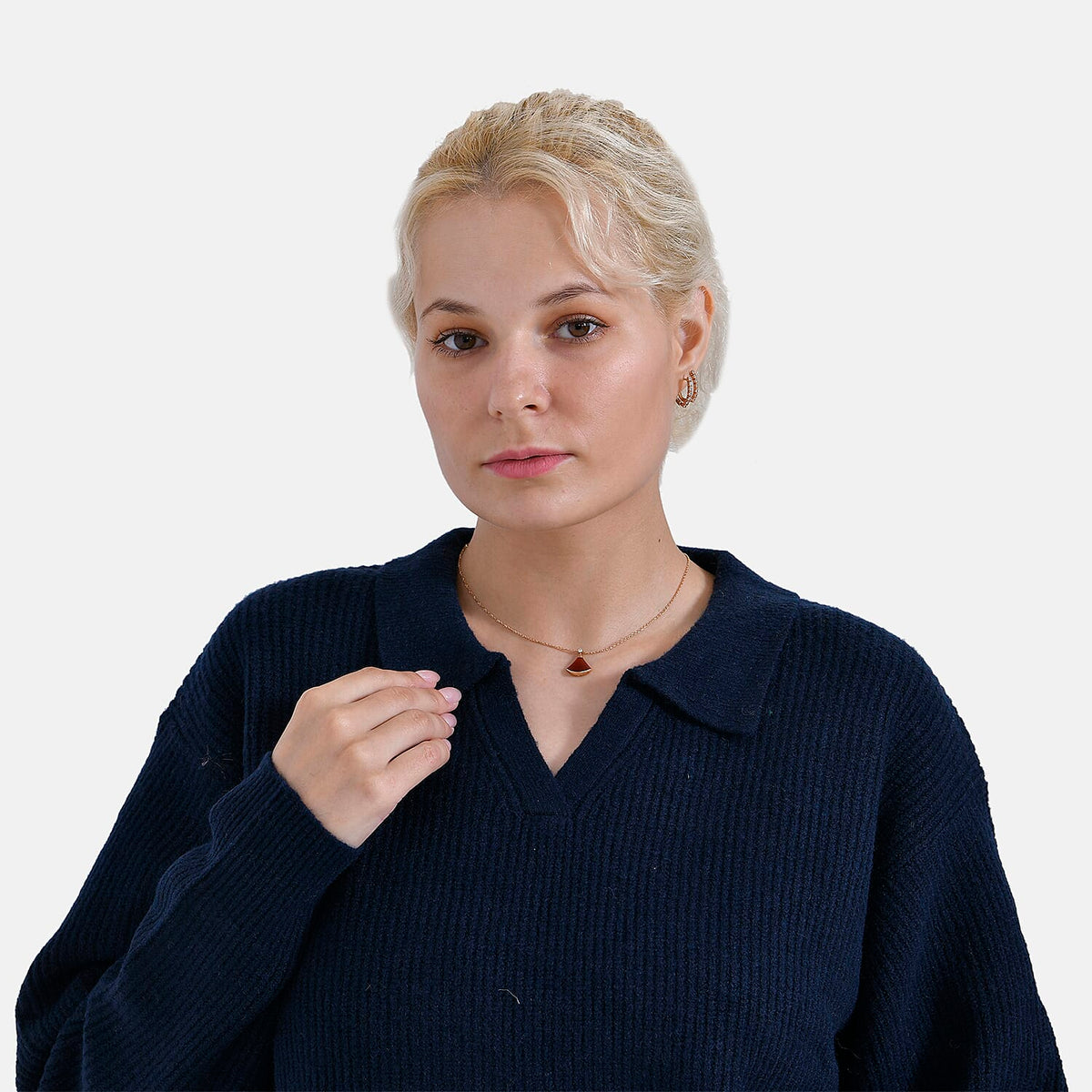 La Marey Polo Jumper (Size 20 to 22) - Navy 7856952 9