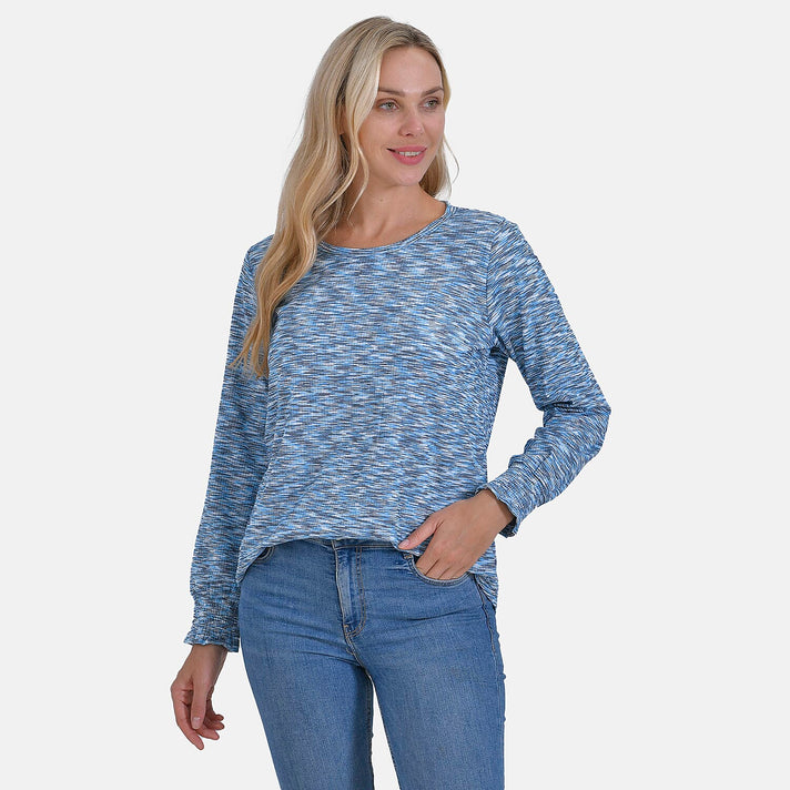 La Marey Round Neck Long Sleeve Top 7807886 1