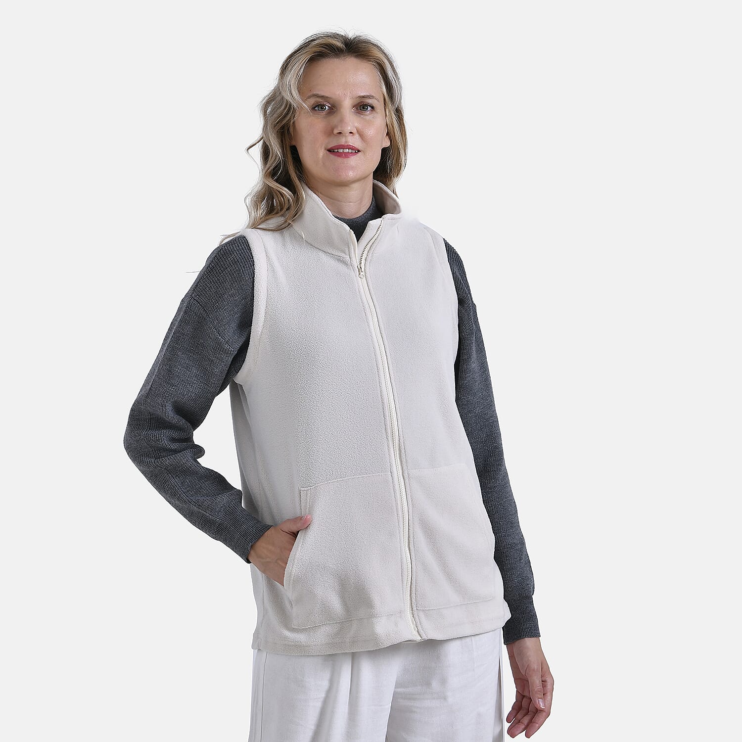 La Marey Turtleneck Vest-Waistcoat with Pockets 7860786 3
