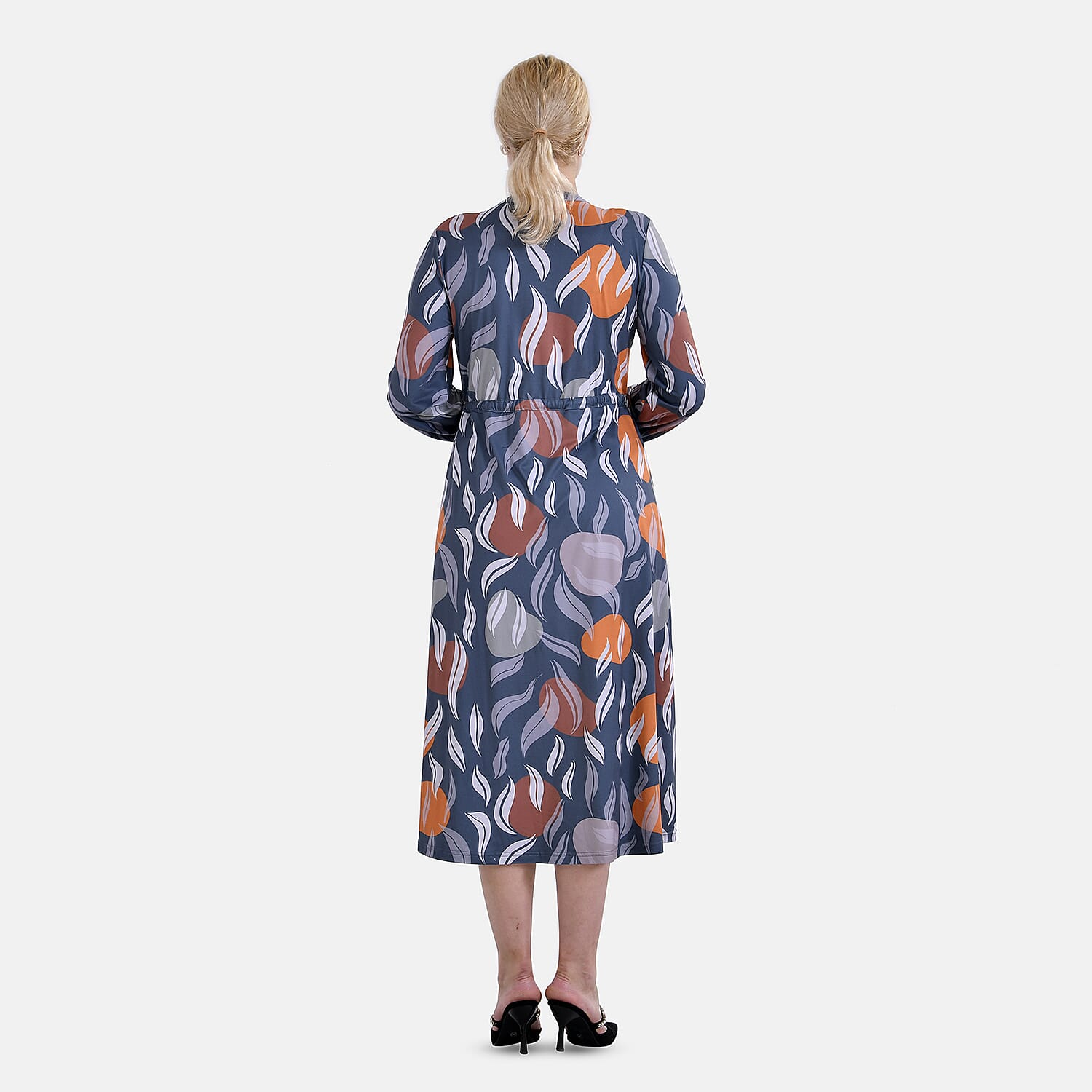 La Marey Jersey Tie-Waist Printed Midi Dress 7665968 2