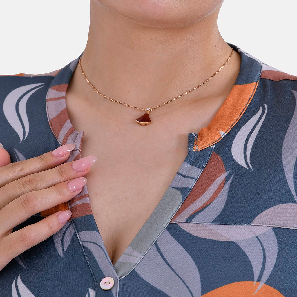 La Marey Jersey Tie-Waist Printed Maxi Dress (Size L) - Orange