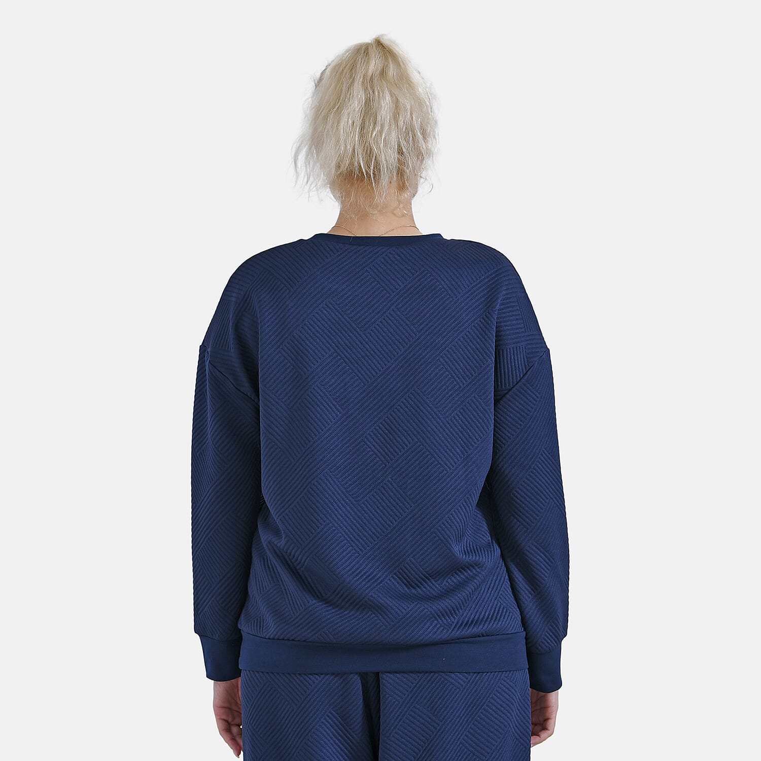 La Marey Loungewear Top (Size 12 to 14) - Navy 7851781 4