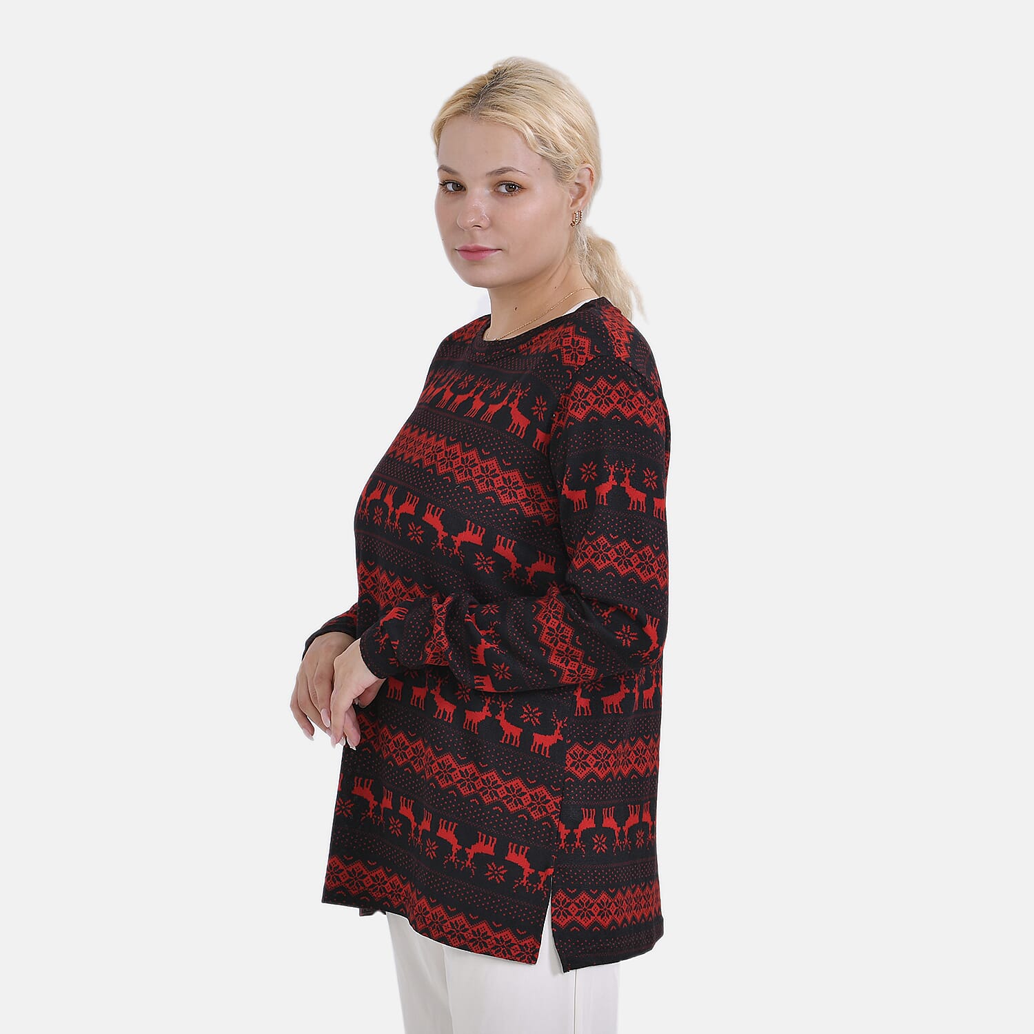 La Marey Printed Jersey Top 7818446 3