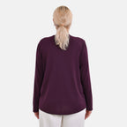La Marey Sequin Top (Size S) - Purple