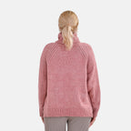 La Marey Roll Neck Solid Jumper (Size 20 to 22) - Dusty Pink Color