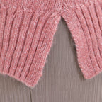 La Marey Roll Neck Solid Jumper (Size 20 to 22) - Dusty Pink Color