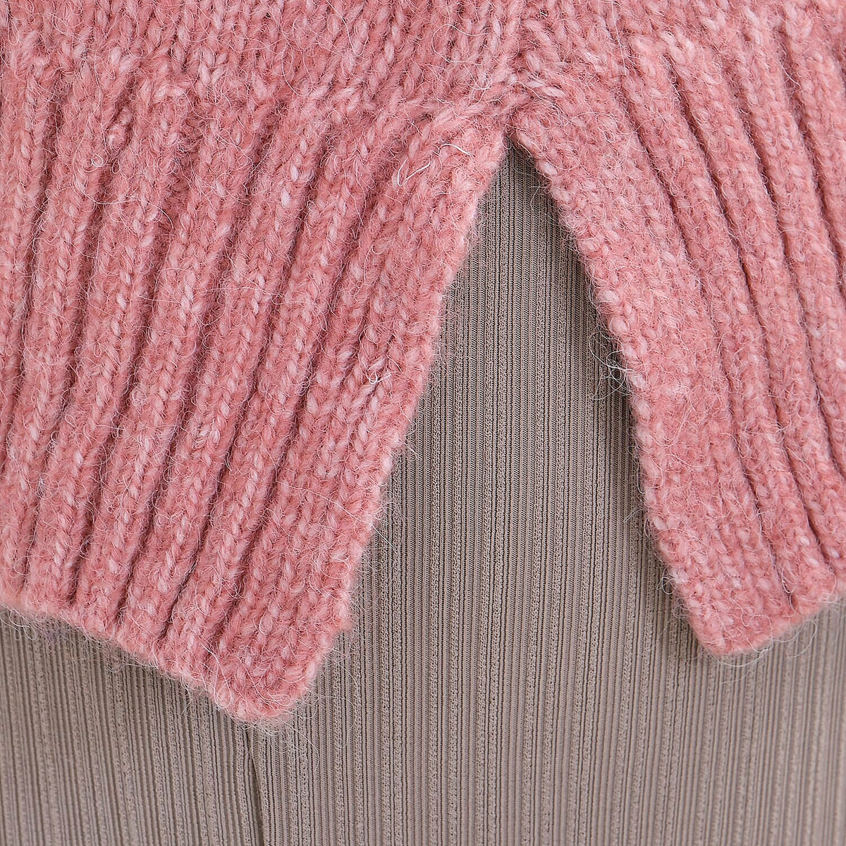 La Marey Roll Neck Solid Jumper (Size 20 to 22) - Dusty Pink Color V32700995 7