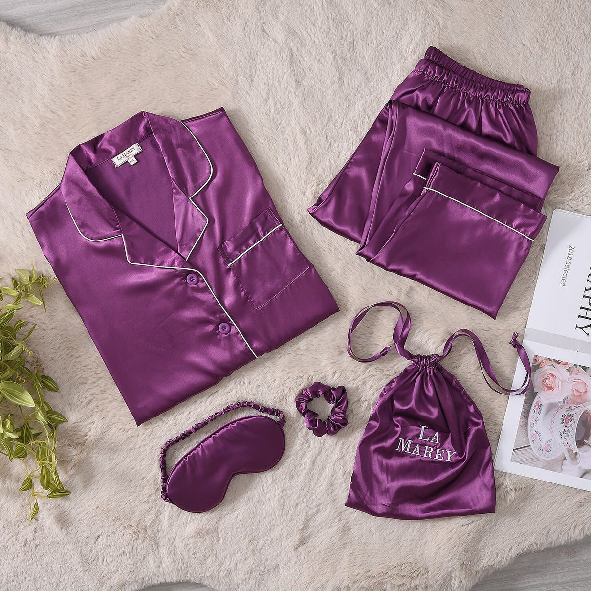 LA MAREY Satin Loungewear Gift Sets 7177470 1