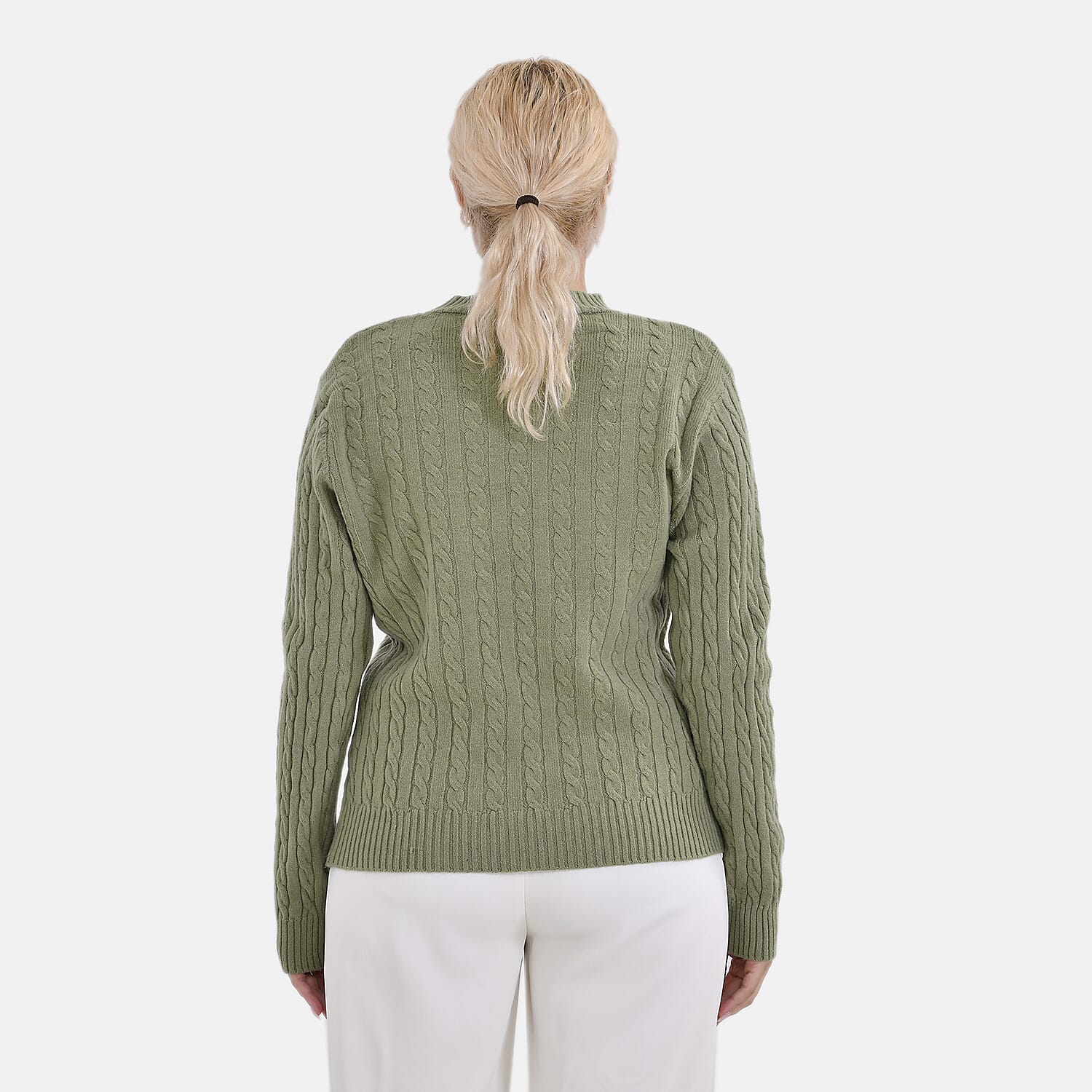 La Marey Cotton Blend Round Neck Jumper V32514829 2