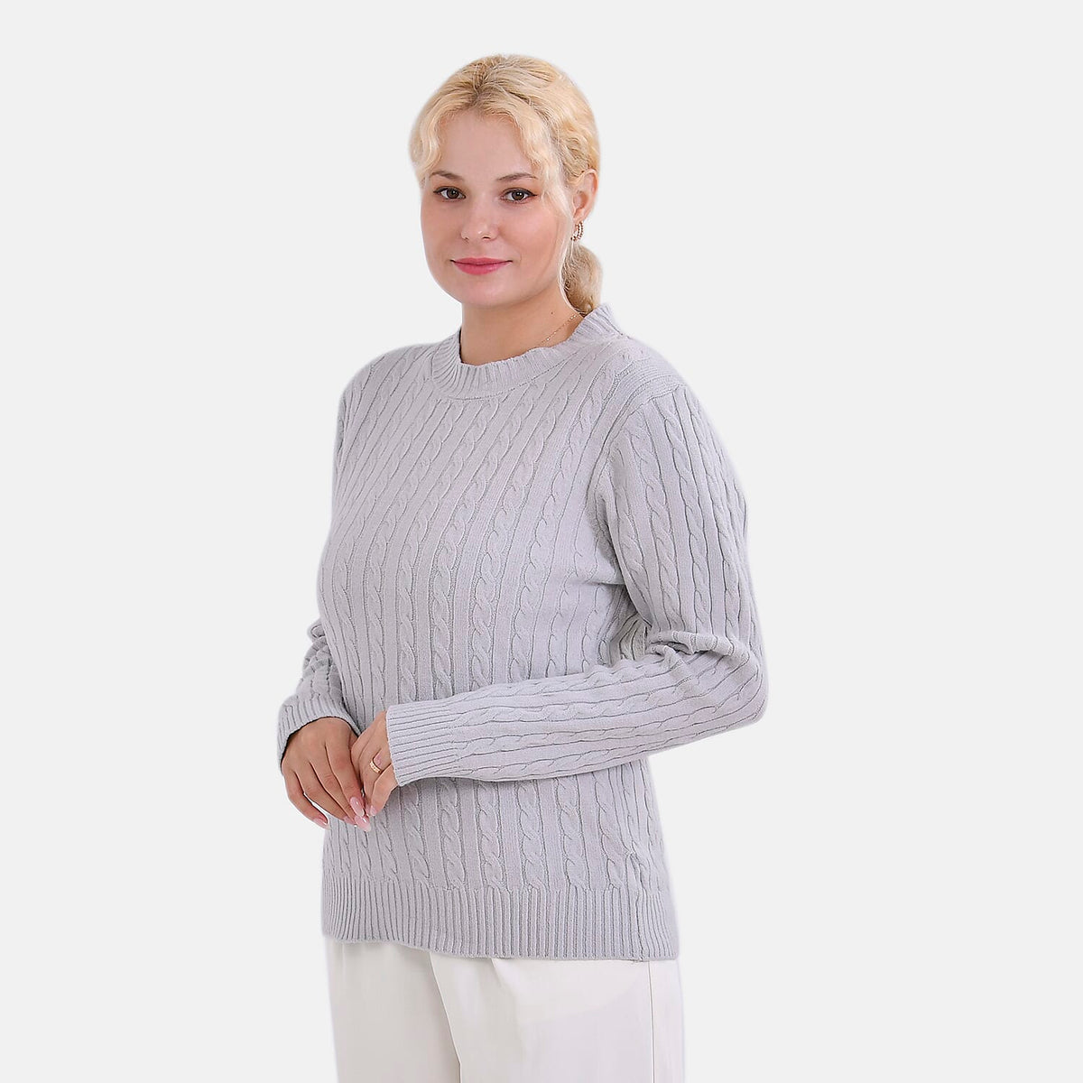 La Marey Cotton Blend Round Neck Jumper V32520507 0