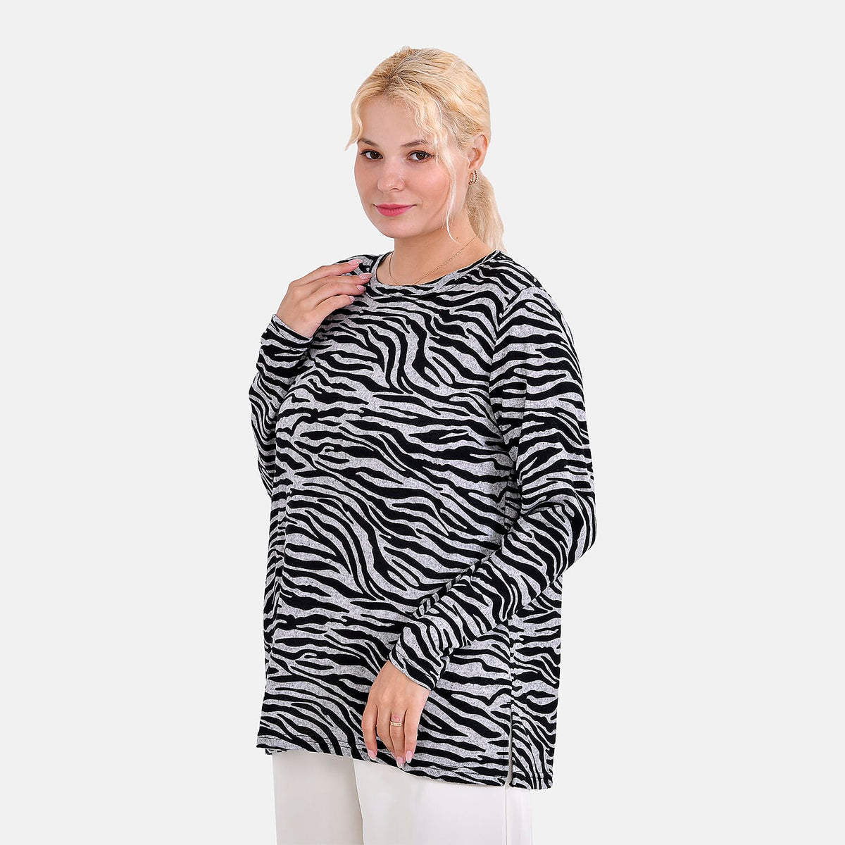 La Marey Comfortable Full Sleeve Jersey Top 7818405 3