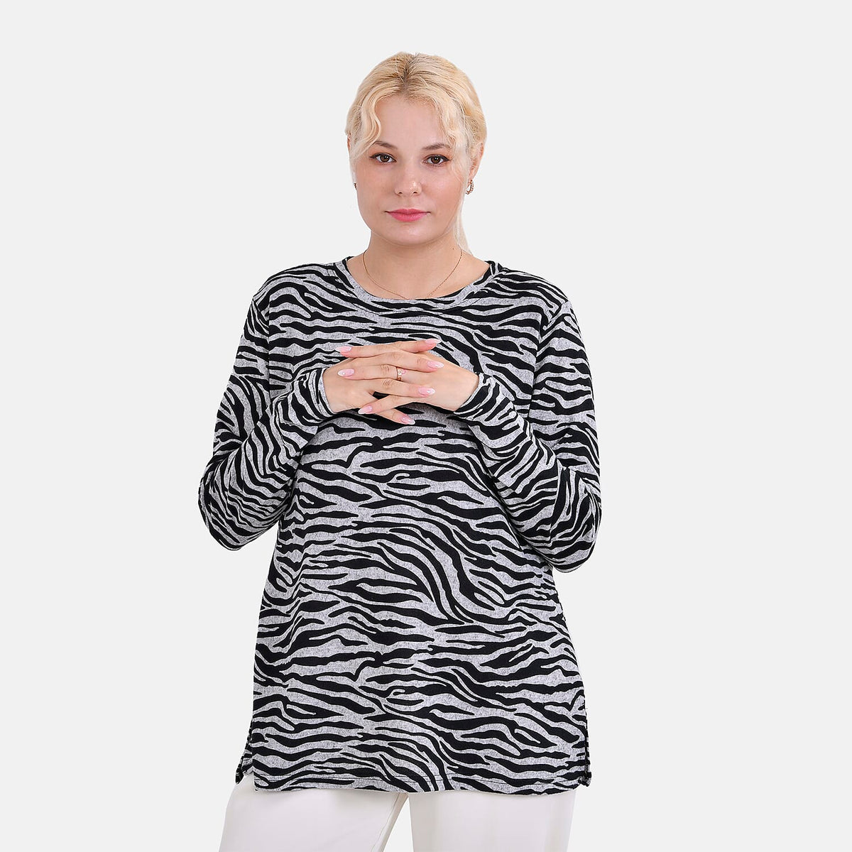 La Marey Comfortable Full Sleeve Jersey Top 7818405 4