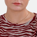La Marey Printed Jersey Top (One Size) - Red