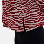 La Marey Printed Jersey Top (One Size) - Red
