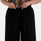 La Marey Leopard Print Designer Blouse (Size - L-XL, 16 to 22) - Brown