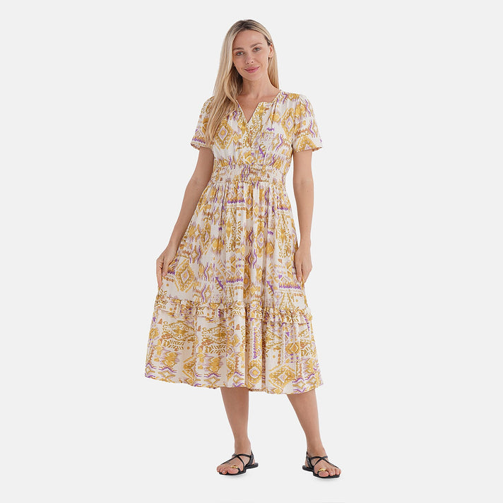 La Marey Women's Printed Midi Summer Dress 8098000 1
