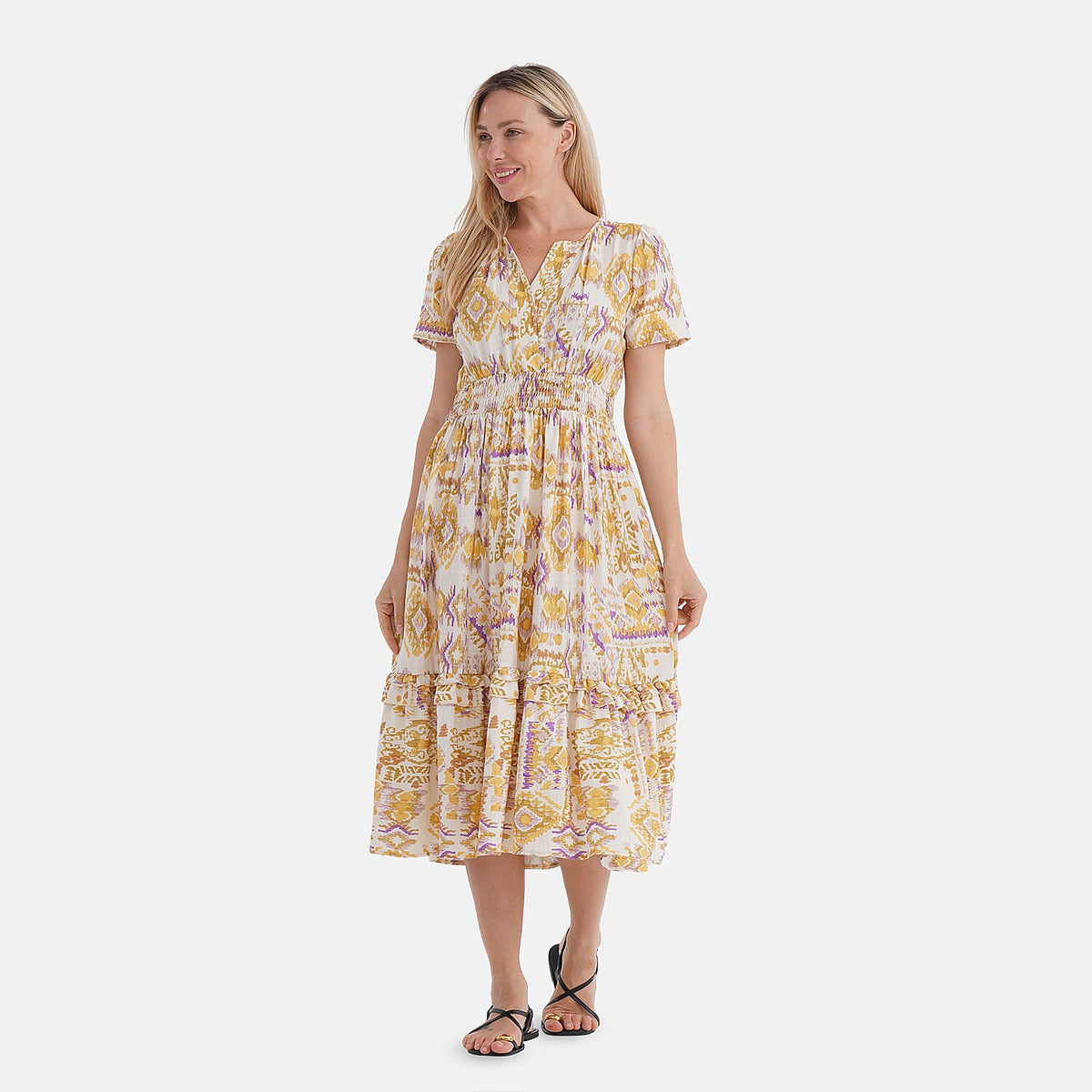 La Marey Women's Printed Midi Summer Dress 8098000 4