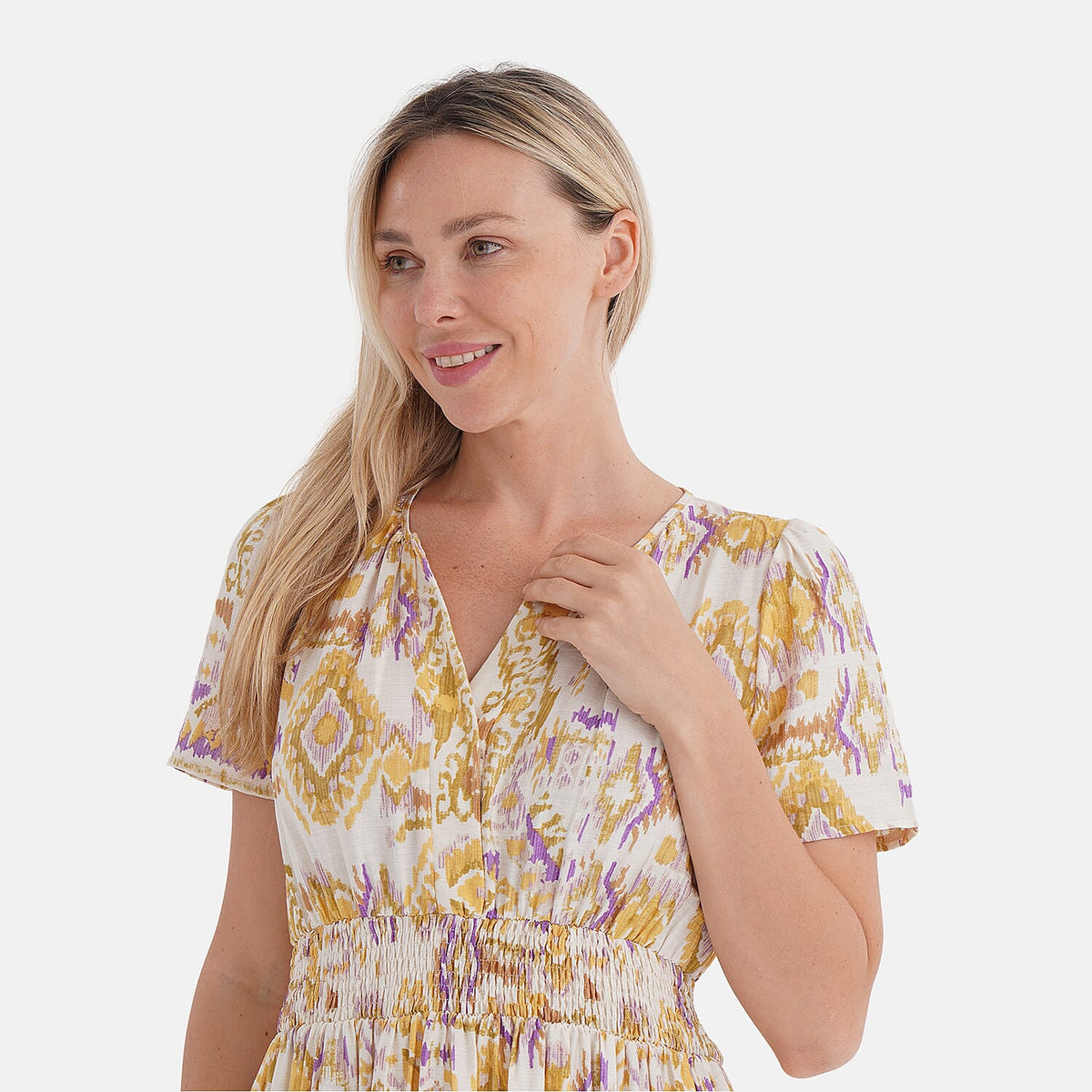 La Marey Women's Printed Midi Summer Dress 8098000 5