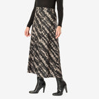 La Marey Midi Skirt - Black Grey