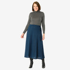 La Marey Midi Skirt - Navy